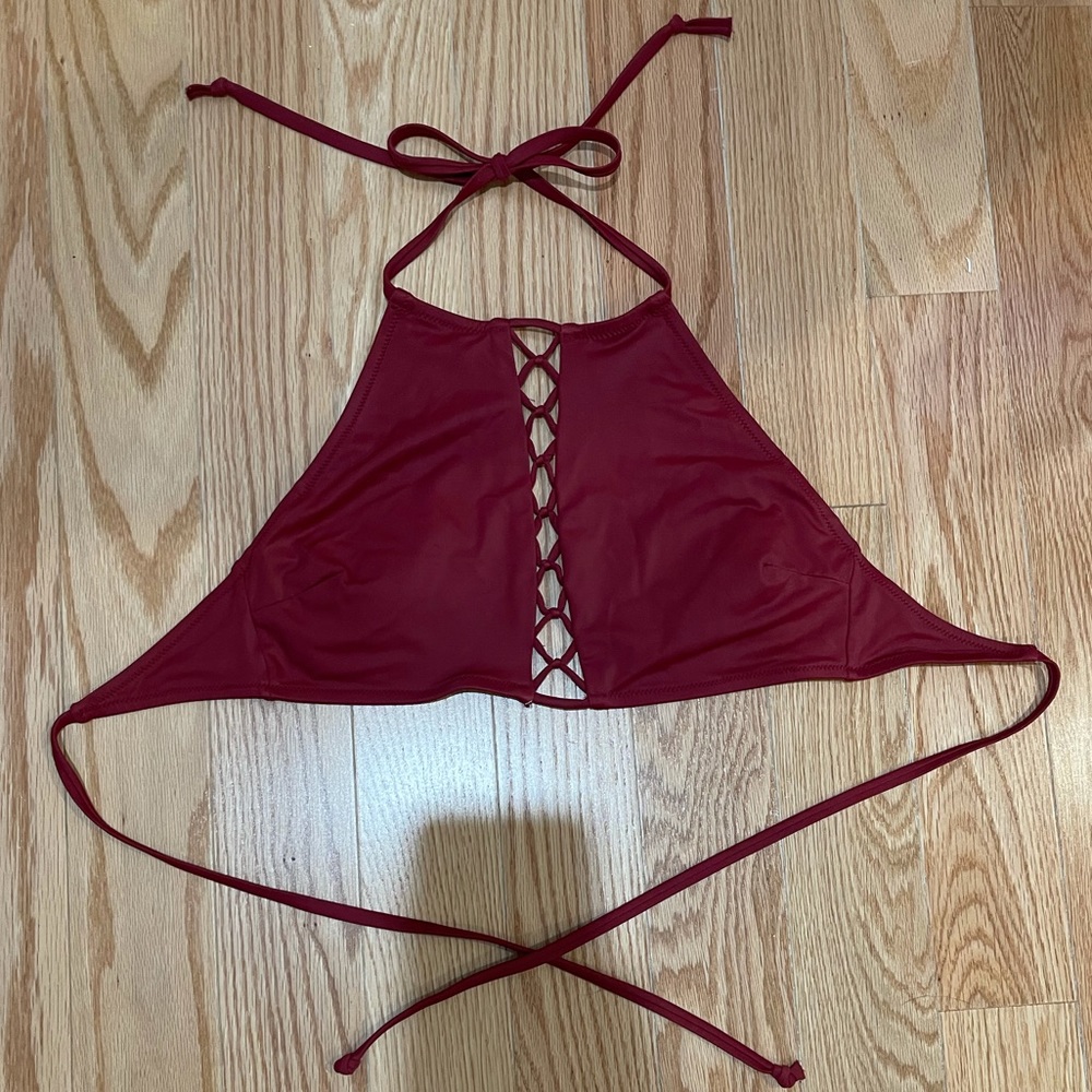 Victoria’s Secret PINK burgundy bikini top